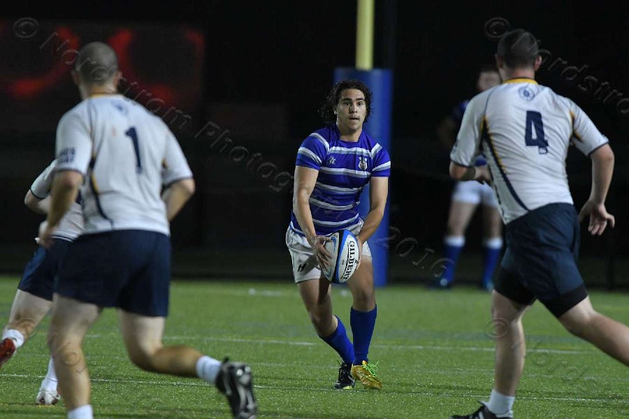 Wheaton Men\'s Rugby vs Mass Maritime.  Photo by Keith Nordstrom